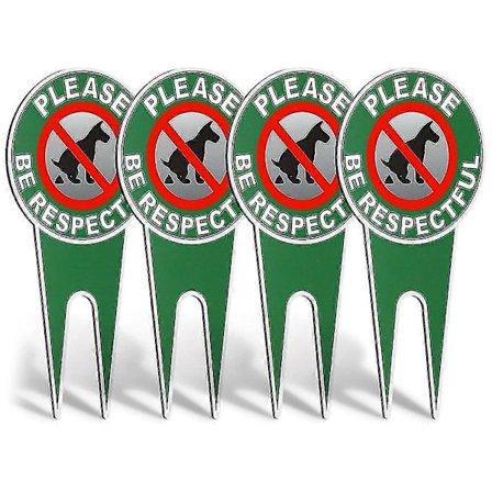 4 Stykker Ingen Bæsj Hund Skilt Vær Vennlig Ingen Bæsj Hund Plen Skilt Ingen Hundebæsj Hage Skilt