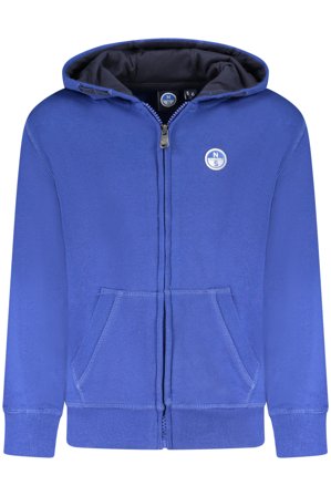 North Sails Felpa Con Zip Bambino Blu