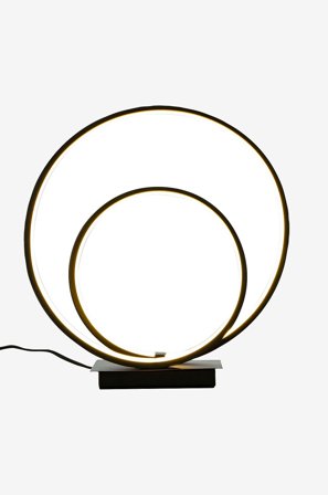 Aneta Lighting - Pöytävalaisin Loop - Musta - Pöytävalaisimet - - Homeroom