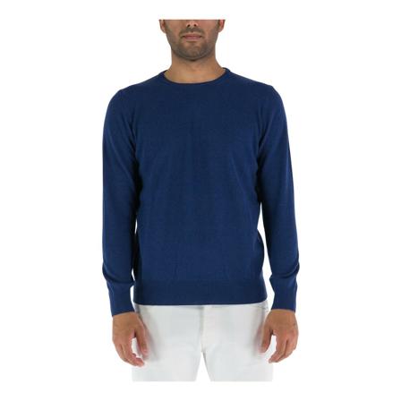 Kangra, Round-neck Knitwear Blauw, Heren, Maat:L