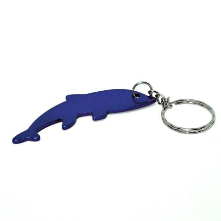 Nyckelring - Flasköppnare - Delfin - Kungsblå DarkBlue Kungsblå