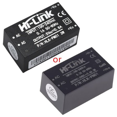 Spänningsregulator Strömomvandlare AC till DC 220V till 5V 3W Nedtrappningsmodul Högeffekts Strömomvandlare