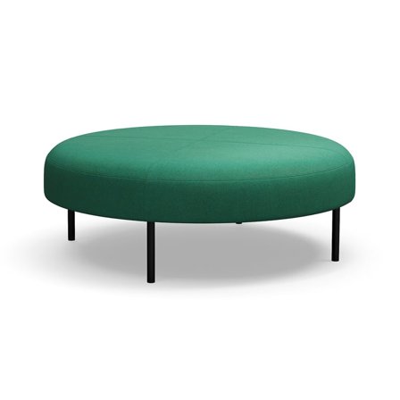 Stool VARIETY, Ø 1200 mm, fabric Blues CSII, green turquoise