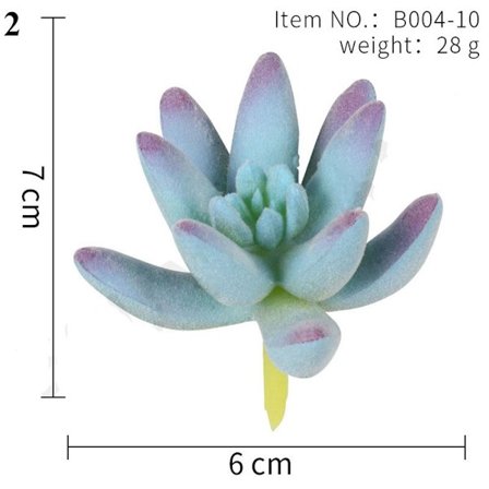Dekoration Gröna konstgjorda suckulenter Växter 2 2 2