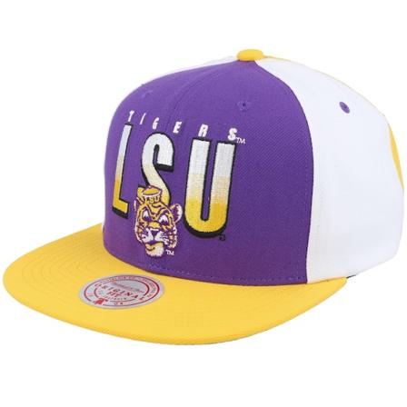 Mitchell & Ness - Louisiana State Tigers Billboard 2 Purple/Yellow Snapback Snapback Purple Cap - College @ Hatstore