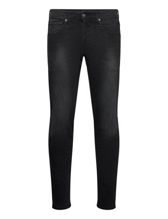 Grover Trousers Straight C-Stretch Replay Black