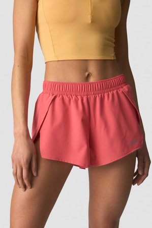 ICANIWILL - Mirage Running Shorts Dark Pink Peach - Damer - Træningstøj fra ICIW
