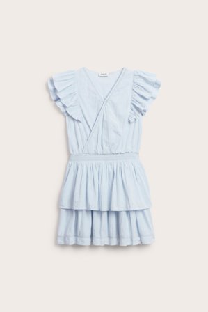 Kappahl | Volangklänning Blå 170 | Blå