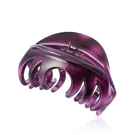 Stor stilig hårklokkeklemme Organisk glass hårklemmer Klemmer Innendørs utendørs hårgrep Hårnåler Hårklemme for kvinner og jenter Hårspenner for tykt