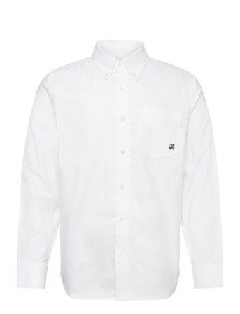 Aimé Leon Dore Crest Oxford Shirt - White - XXL