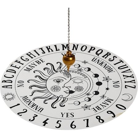 Heksependelbræt | Syvstjernet Pendulbræt Ja eller Nej Pendulbræt til Heksekunst | Heksekunstbræt Spådomsværktøjer