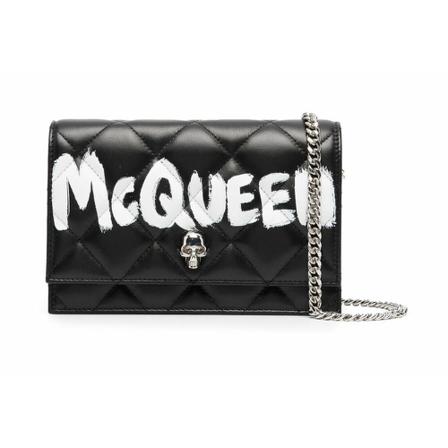 Alexander McQueen Small Skull Taske Sort, Dame Clutch, Størrelse: ONE Size