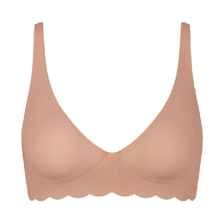 Sloggi Zero Microfibre 2.0 Soft Behå Bh Dam Brun 00XL