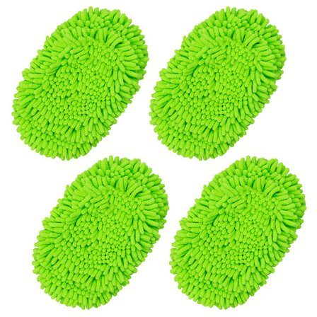 Återanvändbart ersättningshuvud för mopp, tvättbara Chenille dammmopprefiller för Swiffer Sweeper mopp, mopphuvuden för torr och våt användning för 