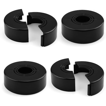 Duschblandare, 4 delar justerbar storlek på radiatorhölje, avtagbar radiator C