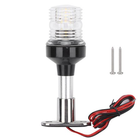 6 tums LED Ankarlanterna Akterlanterna 360 Grader Runt Om DC 12V 24V 5W IP66 Vit