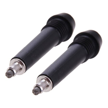 Anti-slip Korrosionsbestandig Udskiftnings Trekkingstangspids (2 stk., Sort)