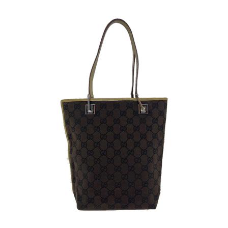 Gucci Vintage, Pre-owned Tote Bag Bruin, Dames, Maat:ONE Size,Canvas