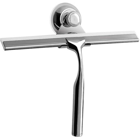 Dusj Squeegee Vindu Squeegee Husholdning Vann Rustfritt Stål 24,5 x 17cm Rengjøring Squeegee for Bad Vindu