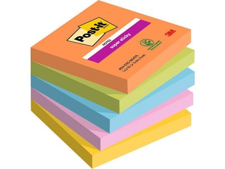 Post-it Notes Supersticky Boost Collection 76x76mm 5/fp - Lyreco - Kontorsmaterial - Notes och Post-It - Notes - Extra sticky