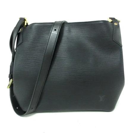 Louis Vuitton Vintage, Pre-owned Leather louis-vuitton-bags Zwart, Dames, Maat:ONE Size