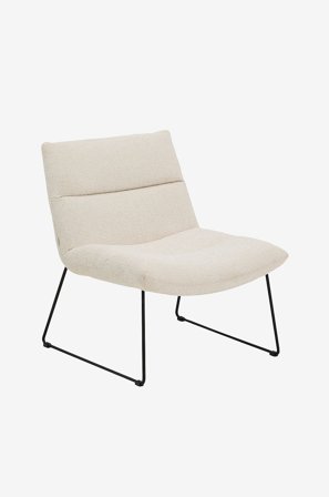 Kave Home - Fåtölj - asen - Beige - Fåtöljer - Från Homeroom