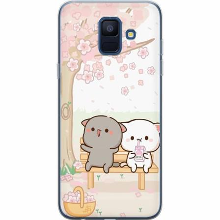 Samsung Galaxy A6 (2018) Genomskinligt Skal Kawaii