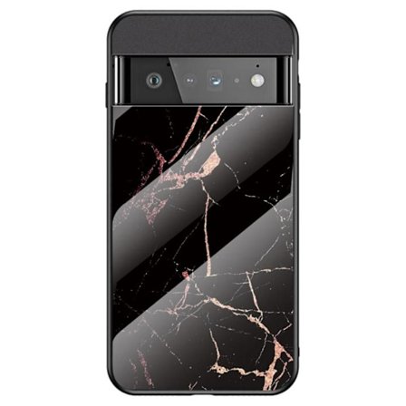 Stöttåligt Google Pixel 7 Pro mobilskal - Gold Black Marble