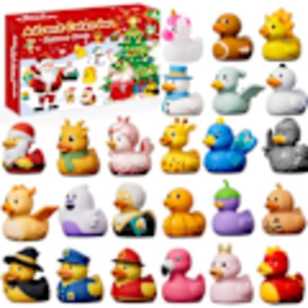 Moorle 2D Akryl Badeand Adventskalender 2025 – 24 Dages Badelegetøj til Børn & Småbørn | Julegave