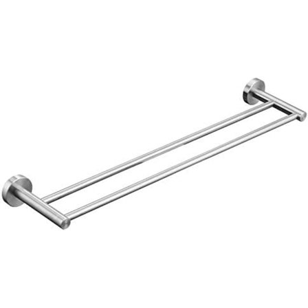 Säädettävä kaksoispyyhetanko, seinään asennettava kylpyhuoneeseen ja keittiöön, SUS304 ruostumattomasta teräksestä valmistettu pyyheteline kestävällä 