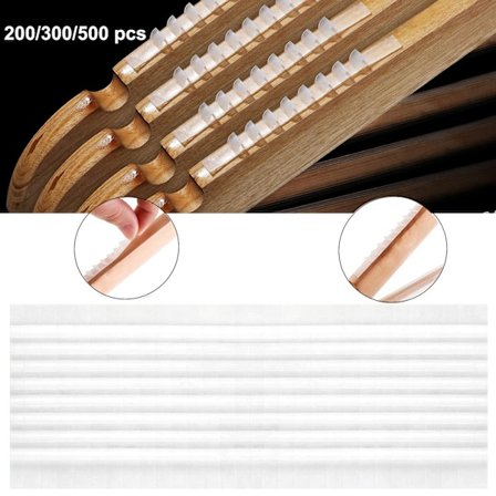 300 stk. sklisikre kleshengere, silikon sklisikre strimler for kleshengere