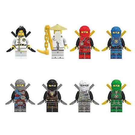 Ninjago Minihahmot Kai Jay Sensei Wu Mestari Sopii Lego Rakennuspalikat Lelu