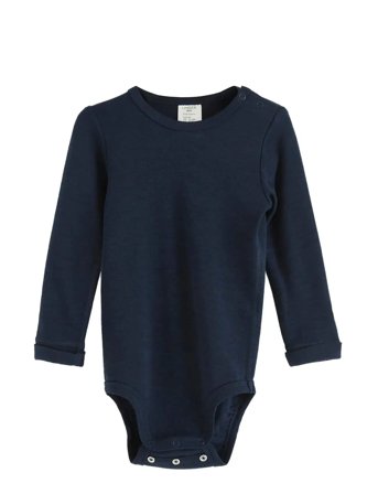 Lindex Body Merino Solid - Navy - 68