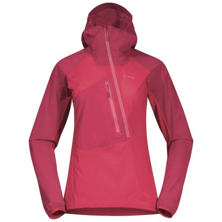 Bergans Cecilie Light Wind Anorak Women's Women unlined jacket Red S