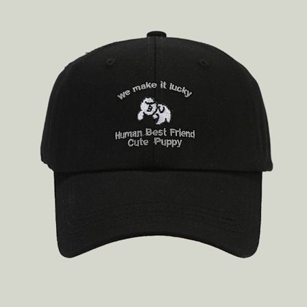 Baseballmössor Bomull SVART