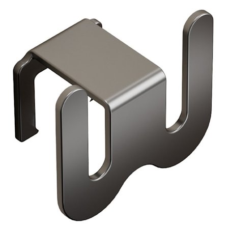 3 st badtoffelställ i metall, väggmonterad skoställ