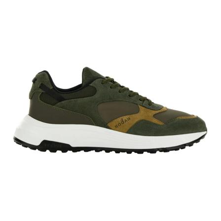 Hogan, Sneakers Groen, Heren, Maat:42 EU,nubuck