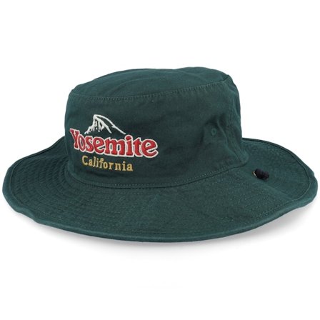 American Needle - Green bucket Czapka Z Daszkiem - Yosemite Wide Brim Hat Dark Green Bucket @ Hatstore