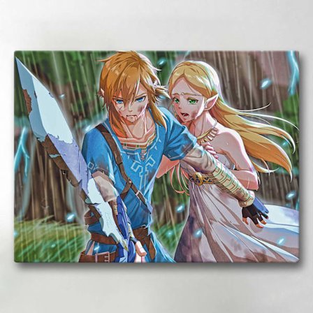 Lerretsbilde / Bilde - League of Zelda - 40x30 cm - Lerret