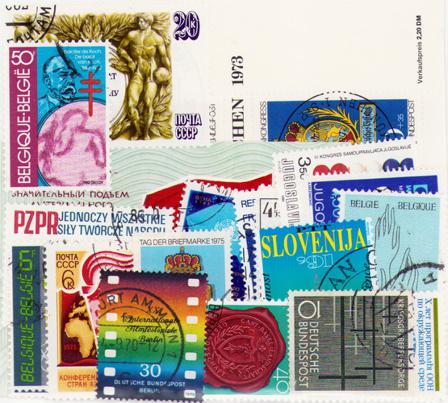 Symboler/logoer - Frimærkepakke - Stemplet
