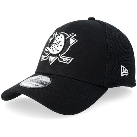 New Era - Negro flexfit Gorra - Anaheim Ducks 39THIRTY Eg Neo Black/White Mesh Flexfit @ Hatstore