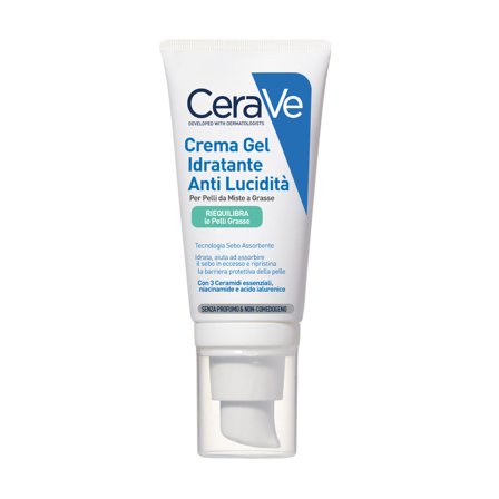CeraVe Crema Viso Idratante Anti-lucidità Pelle Grassa e Mista