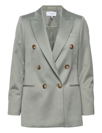 Skye Blazers Double Breasted Blazers Grøn Reiss