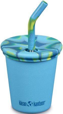 Klean Kanteen Kid Cup 296 ml Straw Lid Hawaiian Ocean - Termosar & Flaskor