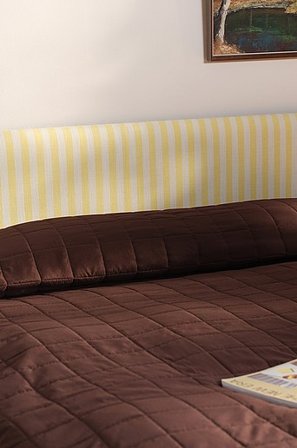 Jotex - Kopfteil 180 Cm Gelb/weiße streifen - MOLTON - Kaufe Bettkopfteile bei Jotex