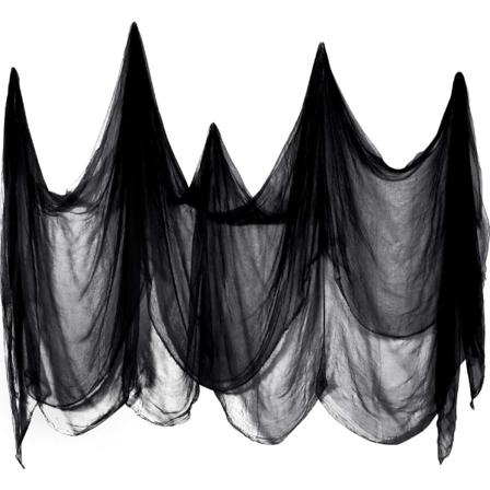 1 stk. Sort Halloween Dekoration Halloween Uhyggelig Klud, Spooky Cot