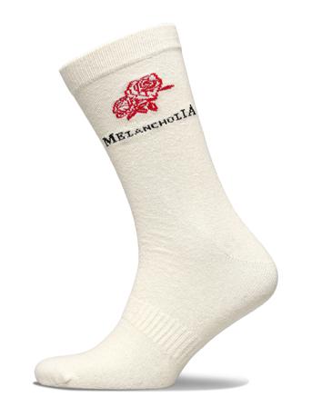Socks Melancholia Underwear Socks Regular Socks Hvid HAN Kjøbenhavn