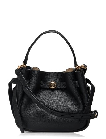 Tory Burch Romy Mini Bucket Bag - Black - ONE SIZE