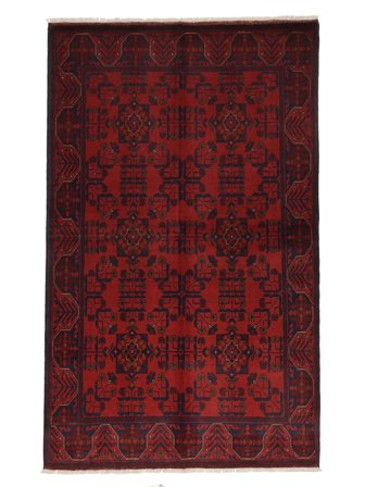 Medalionowy Mały Afgan Khal Mohammadi Dywan 122X198 Wełna