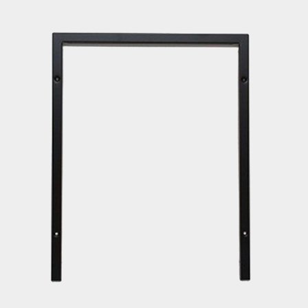 Monteringsramme til køleskab Isotherm, indbygget montering, 3-sidet, passer til CR65 Classic, sort